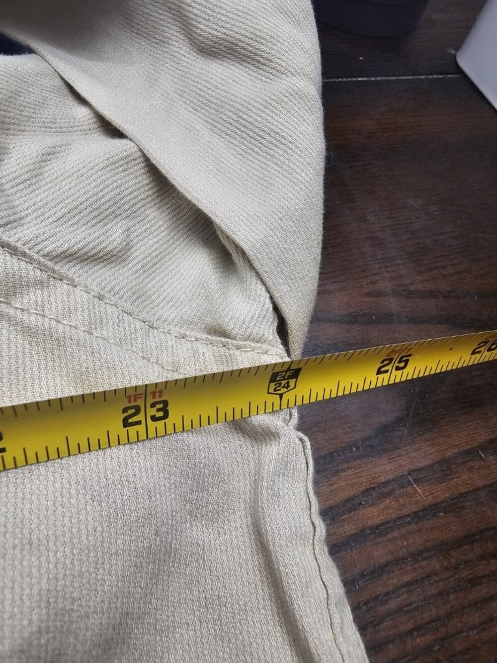 Wrangler Tan Button Down Shirt Men's Size 2XL Long Sleeve - Picture 4 of 4